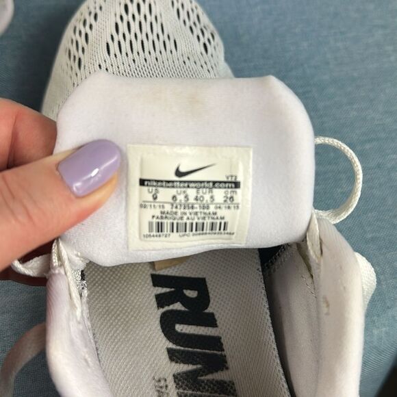 Nike Women’s Lunarglide 7 Gray And Black Running Shoes Sneakers Size 9 - Picture 8 of 10